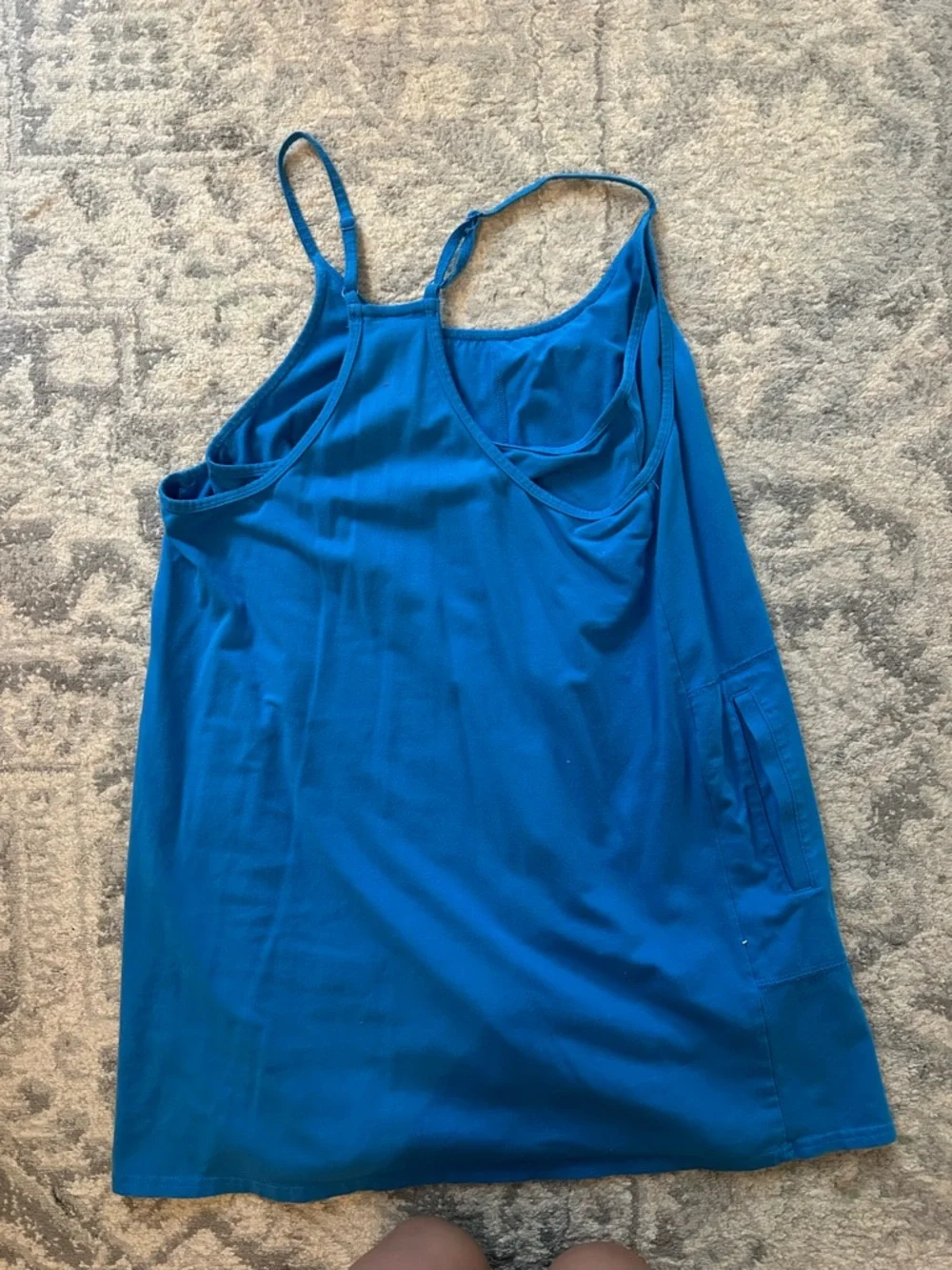 Small Blue Racerback Tennis Dress - Picture 5 of 5